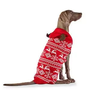 Fair Isle Reindeer Dog Jumper 