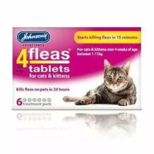 Johnsons 4Fleas Tablets for Cats and Kittens