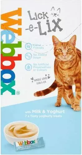 Webbox Cats Delight Lick E Lix Cream with Yoghurt