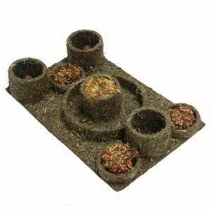 Rosewood Naturals Hide N Treat Maze Boredom Breaker Chew Toy and Treats