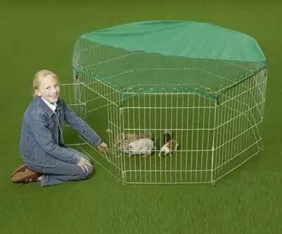 VivaPet Outdoor Octagon Rabbit Run Cage